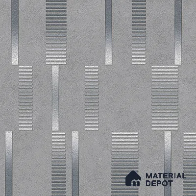 Highlighter Tiles  Tile TL 07251 E Plana 8015 GLM (Silver) 1 ft x 1 ft Ceramic Matte Finish - 9 mm  | 2 mm Spacer is Mandatory (Sample)